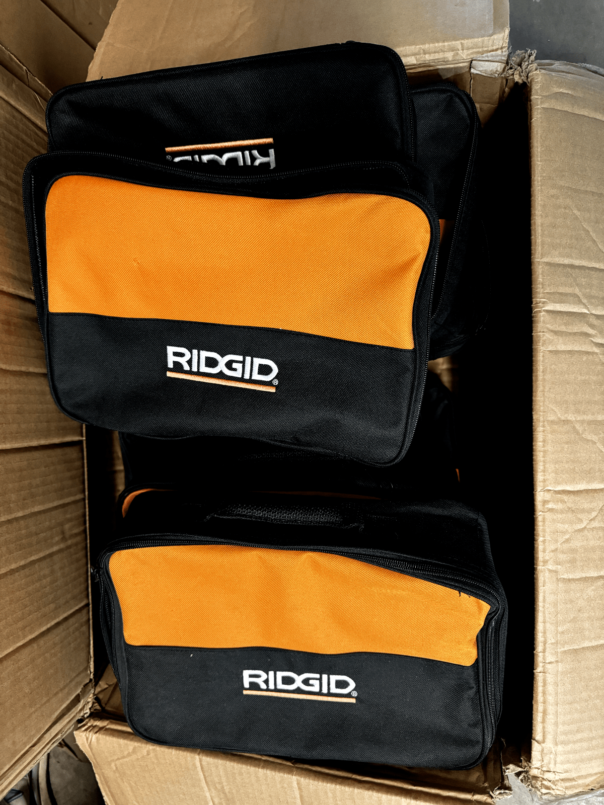 5 Pack of RIDGID Tool Bags 12x8x3 Flat Bag - BossHorn