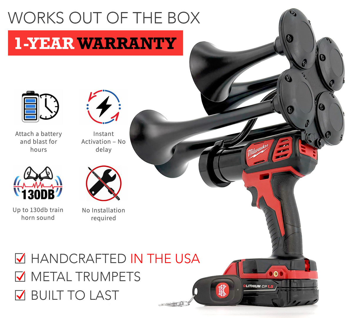 Milwaukee Train Horn M18