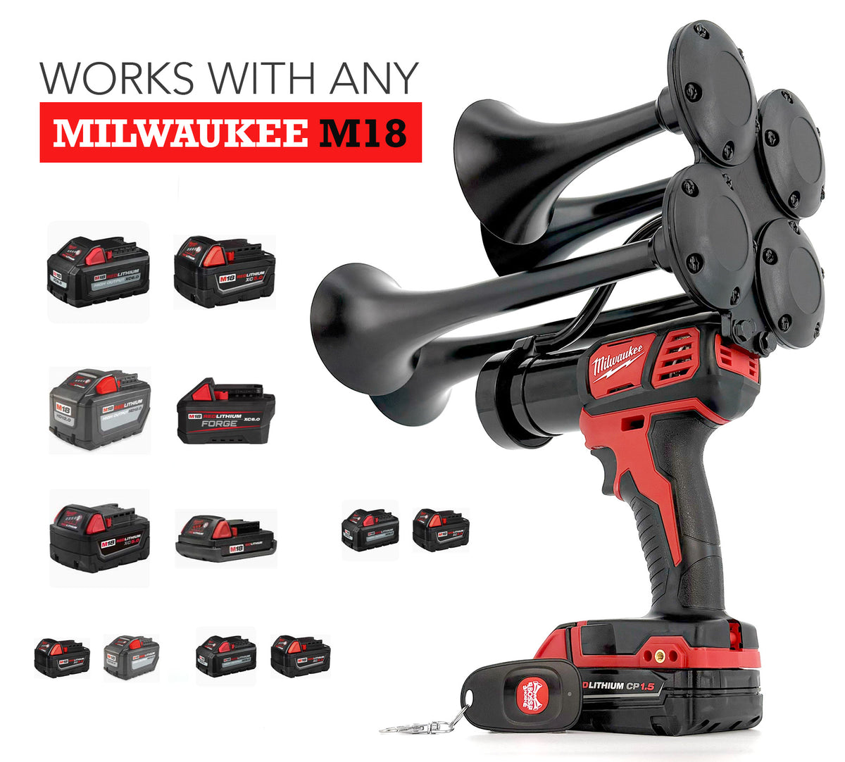 Milwaukee Train Horn M18