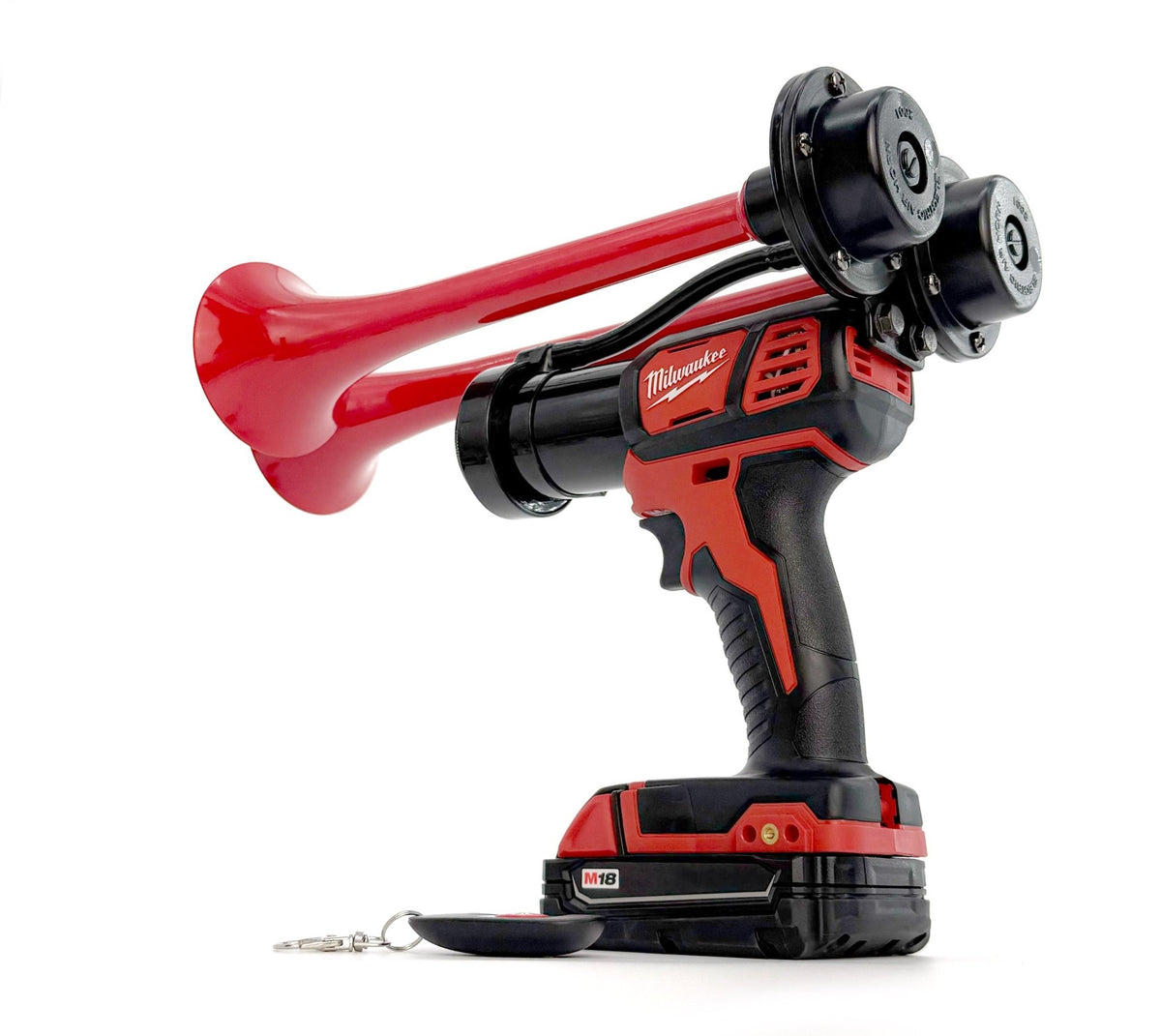 Milwaukee Train Horn M18 - Dual Drill Horn - BossHorn