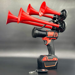 Quad Train Horn for Milwaukee® 18v Battery - BossHorn