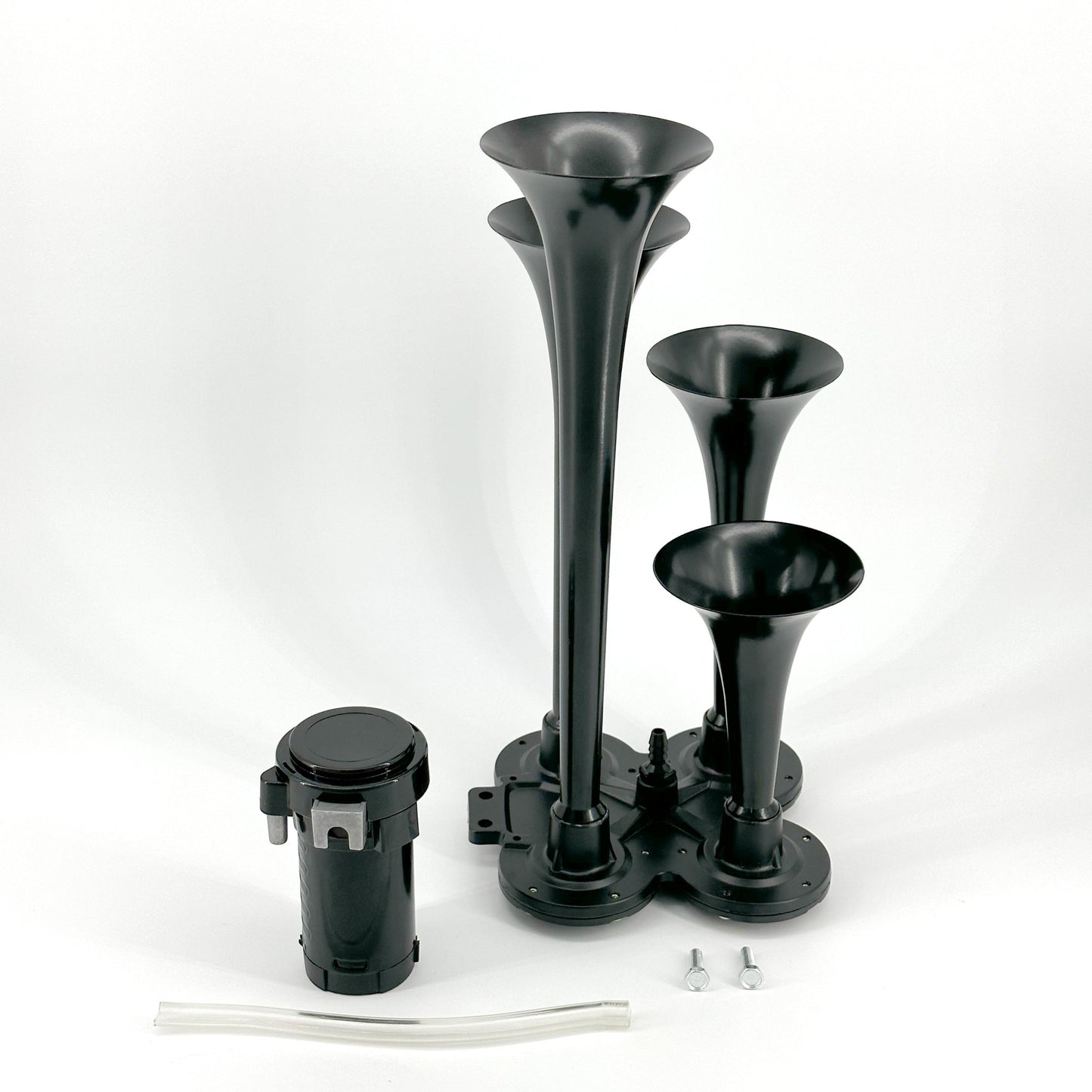DIY Impact Train Horn Kit with 4 Trumpets - up to 150db - BossHorn