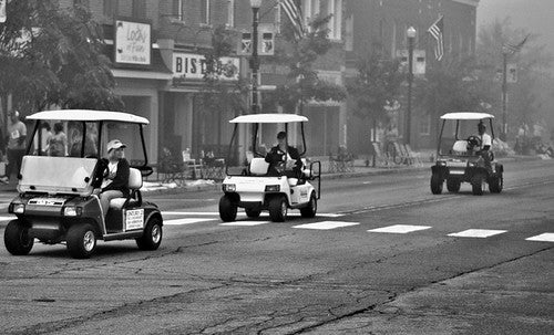 Train Horn for a Golf Cart, Tractor, or Lawn Equipment: Battery-Powered Signaling