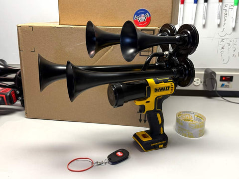 DeWalt Air Horn Attachment Setup