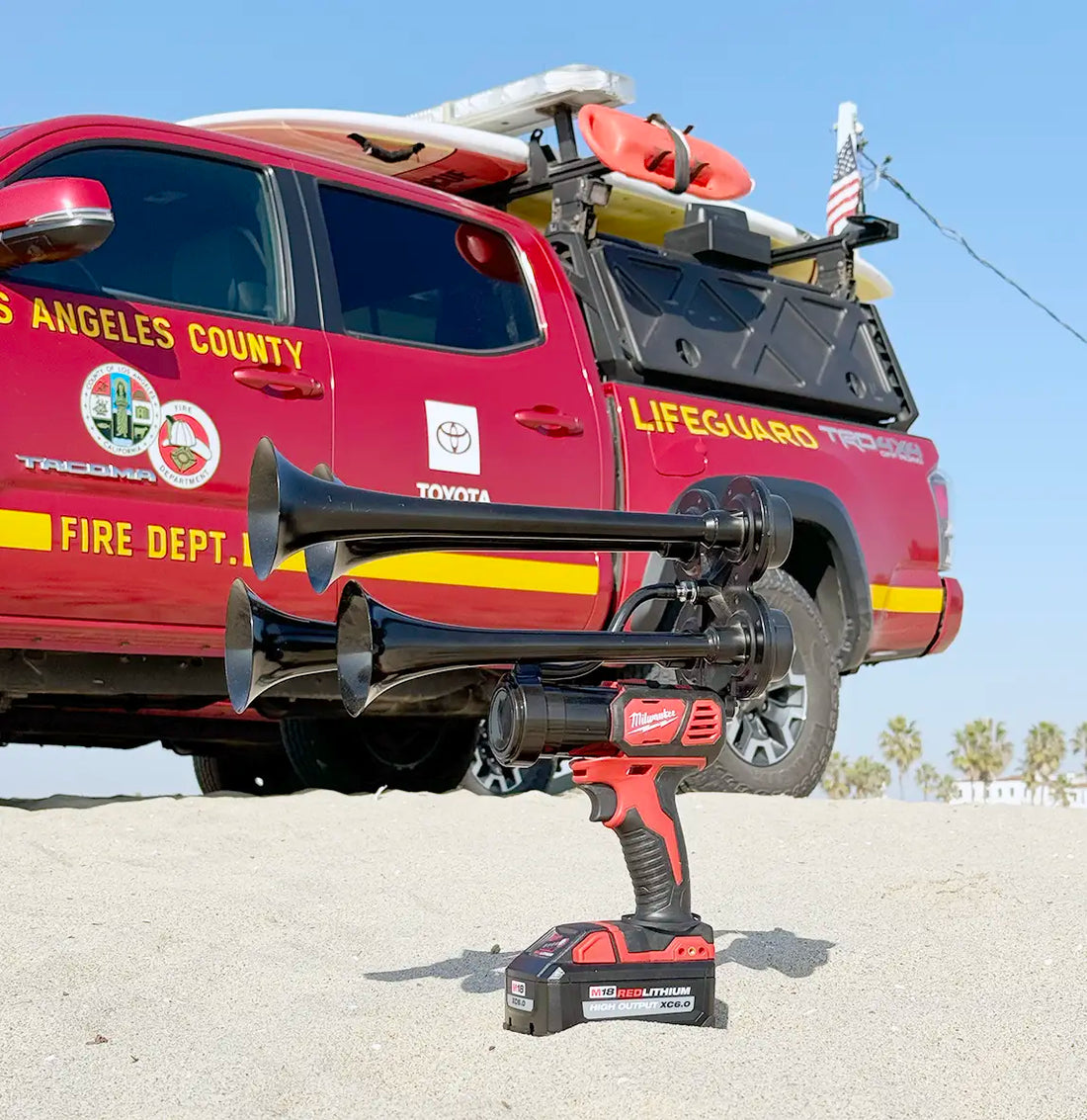 fire truck horn kit