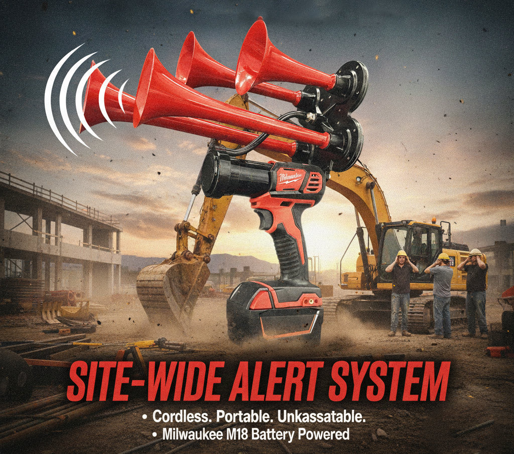 What is a Milwaukee air horn used for?