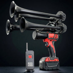 Boss Series Train Horn for Milwaukee® 18v Battery - BossHorn dark