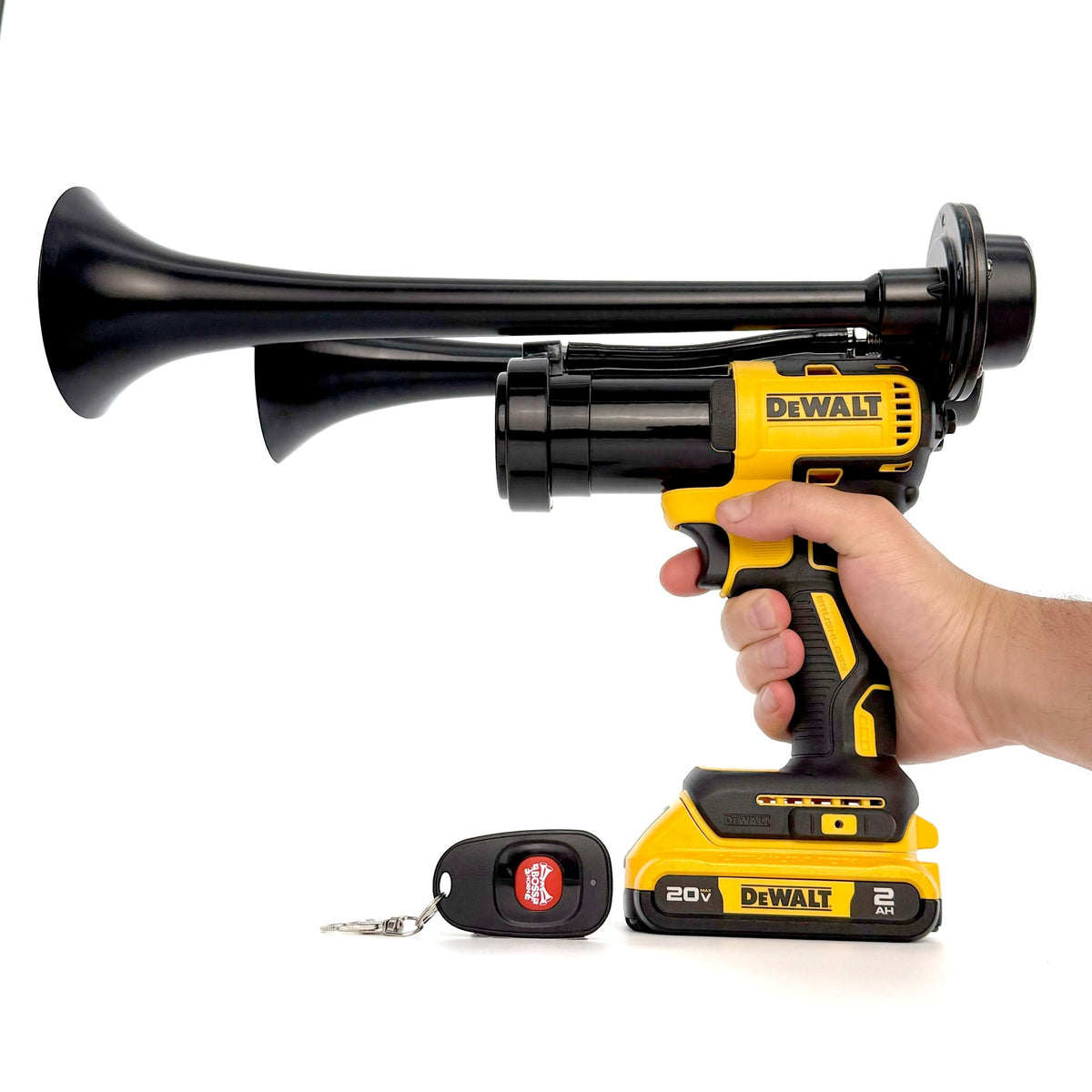 Dewalt Quad Train Horn With Remote Control