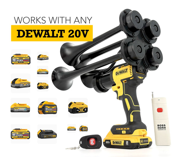 DeWalt Train Horn 20v - Extreme Series - BossHorn