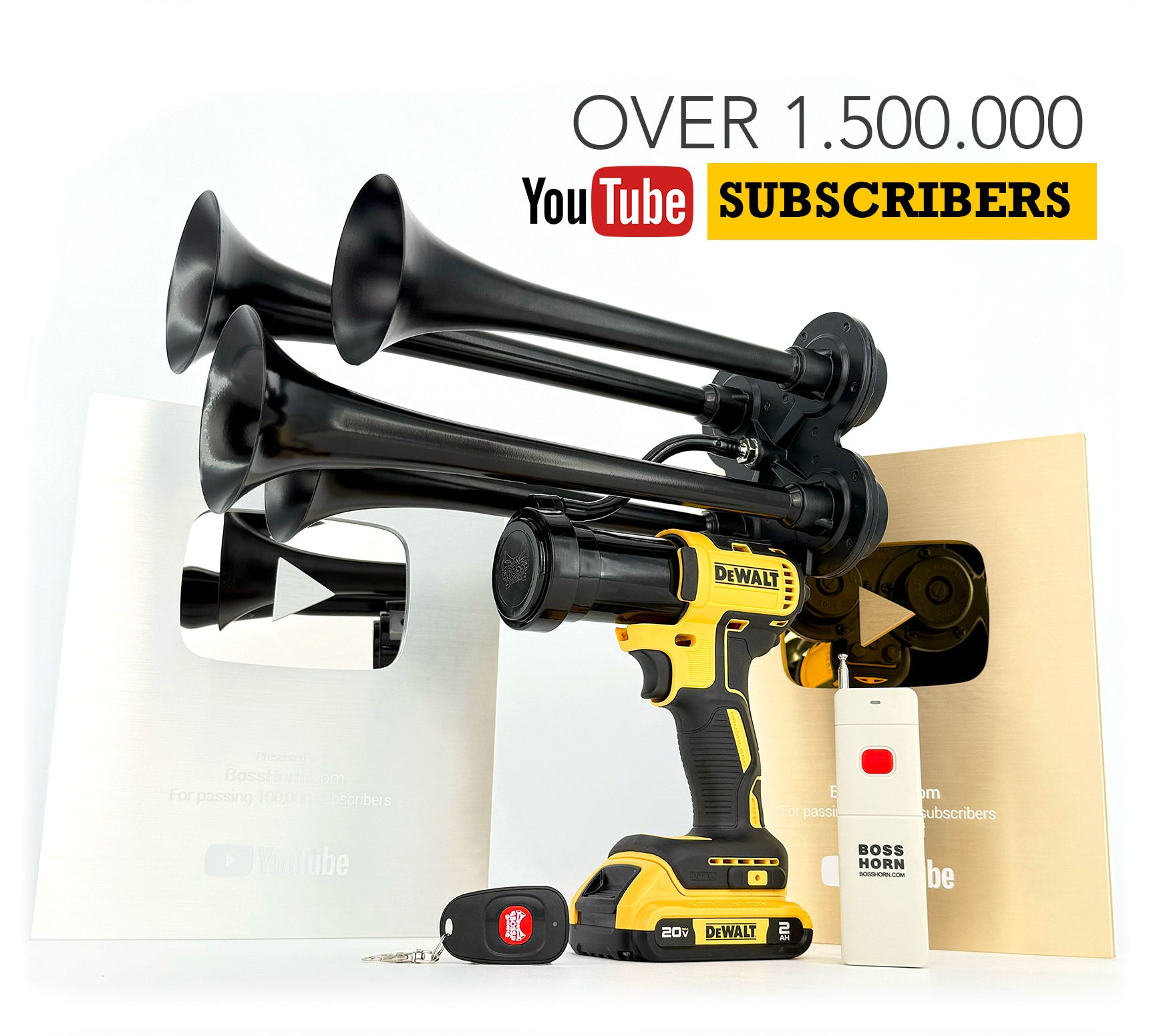 DeWalt Train Horn 20v - Extreme Series - BossHorn