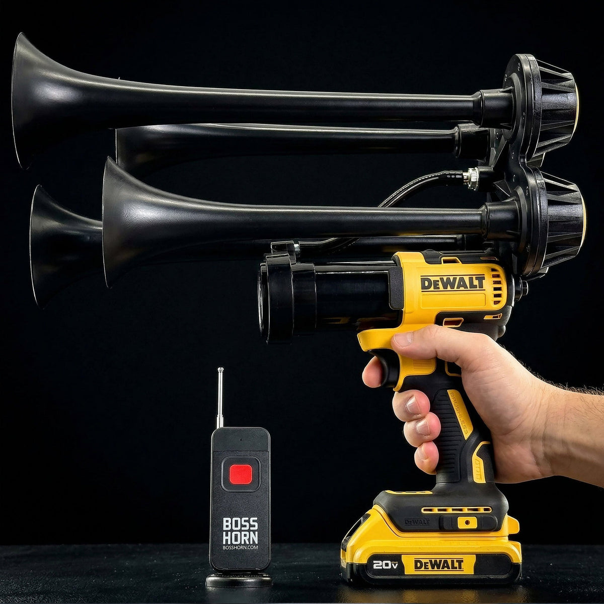DeWalt Train Horn - Boss Series (New 2026 Model) - BossHorn - dark