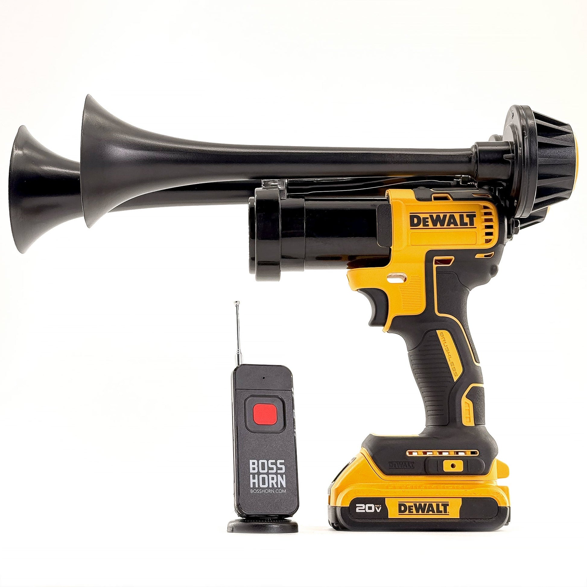 Dewalt Train Horn - Dual Trumpets (New 2026 Model) - BossHorn
