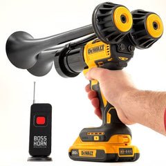 Dewalt Train Horn - Dual Trumpets (New 2026 Model) - BossHorn