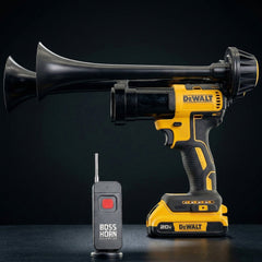Dual Train Horn for DeWalt® 20v Battery (New 2026 Model) - BossHorn