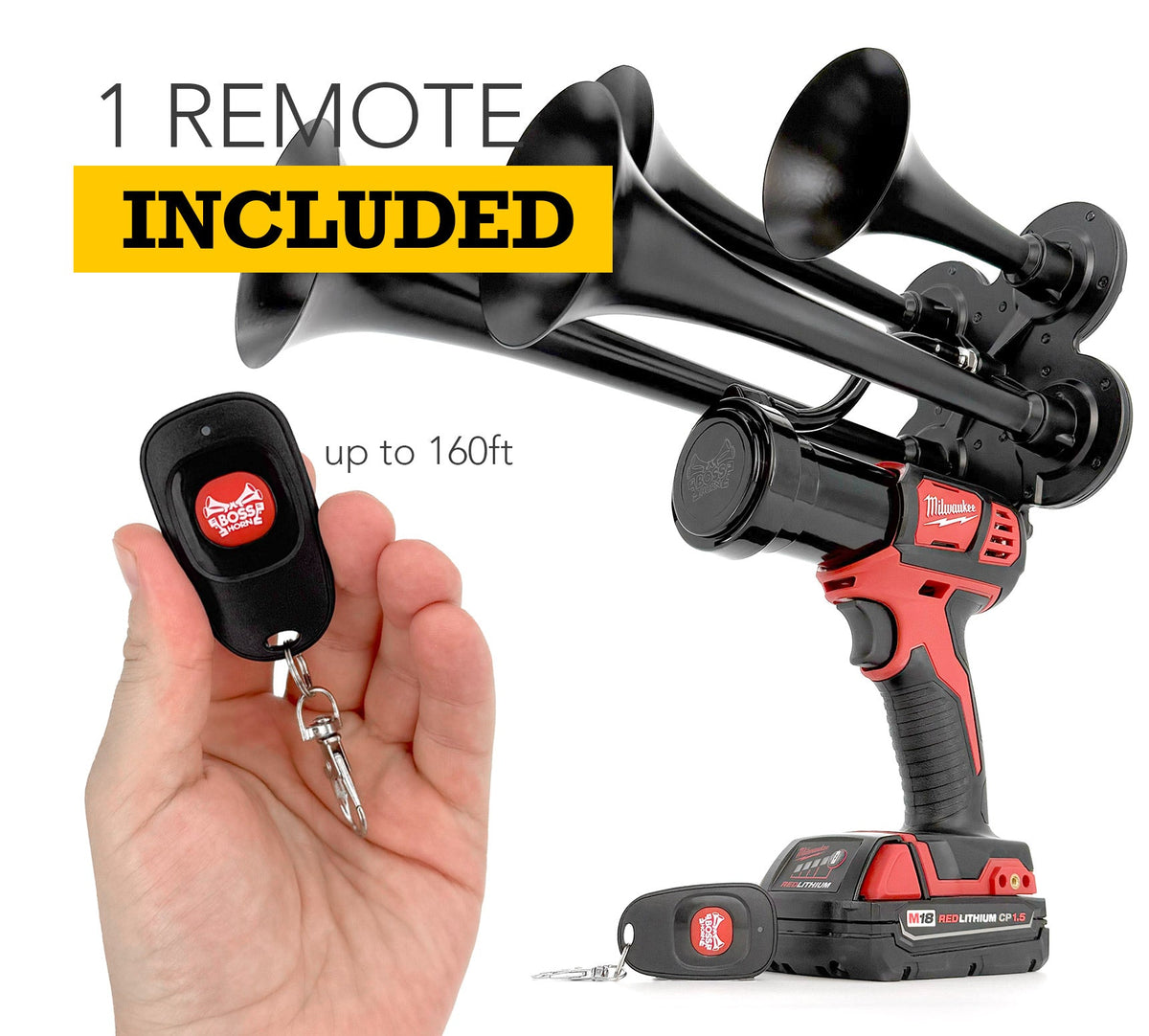 Milwaukee Train Horn M18 - BossHorn