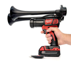 Milwaukee Train Horn M18 - Dual Drill Horn - BossHorn