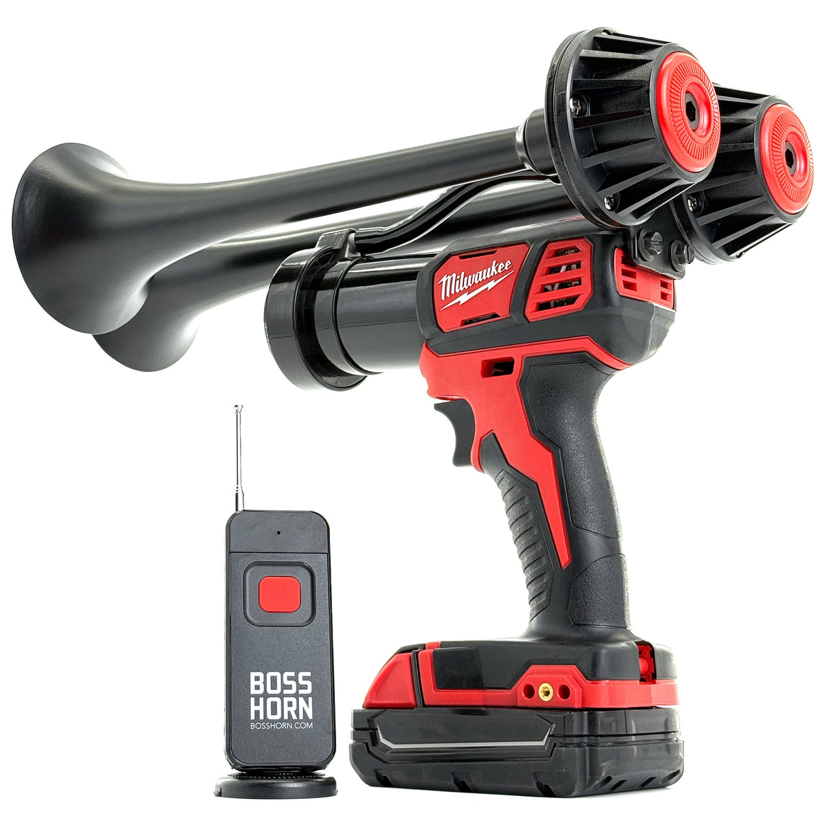 Milwaukee Train Horn M18 - Dual Horn (New 2026 Model) - BossHorn