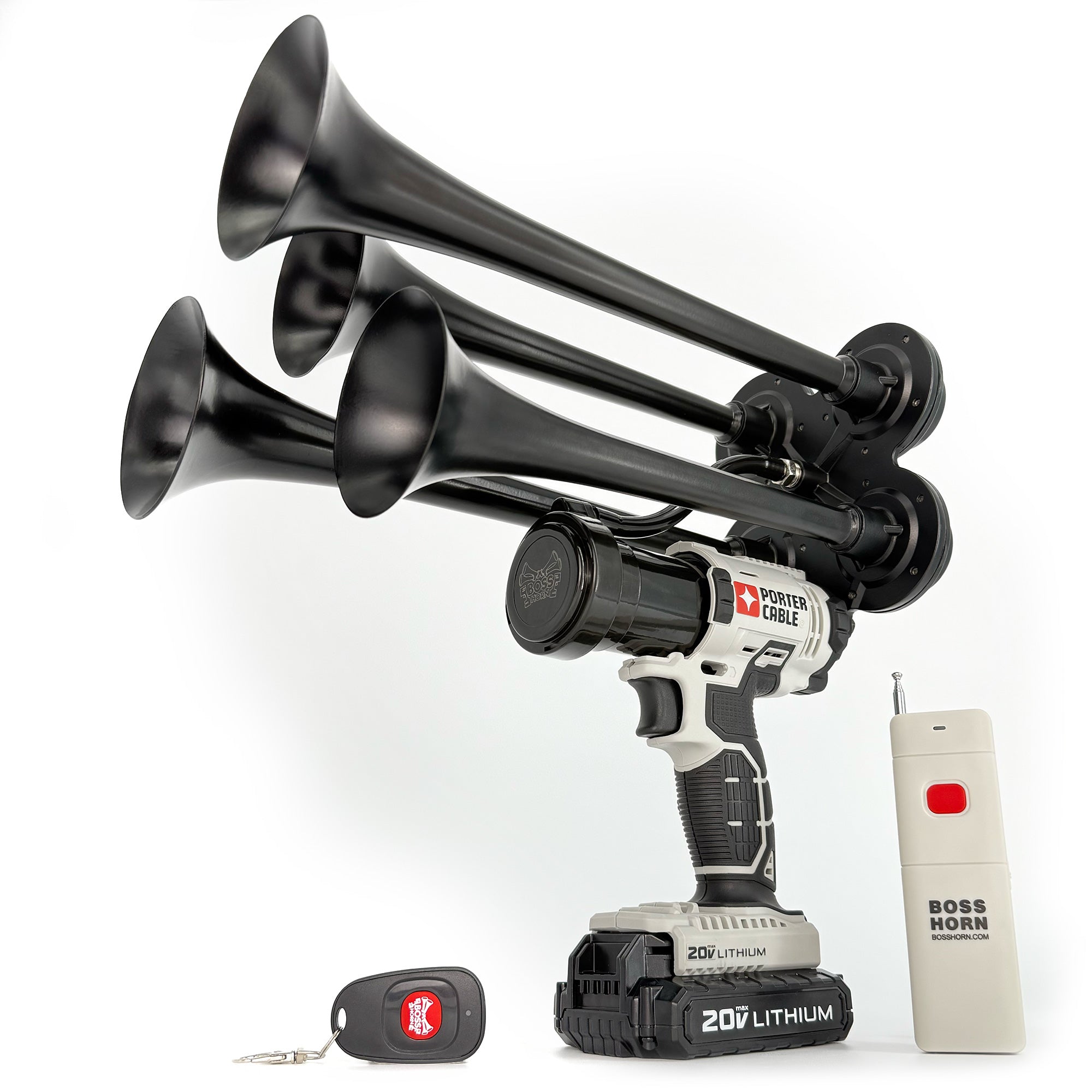 Porter-Cable Train Horn 20v - Extreme Loud Air Horn with Remote