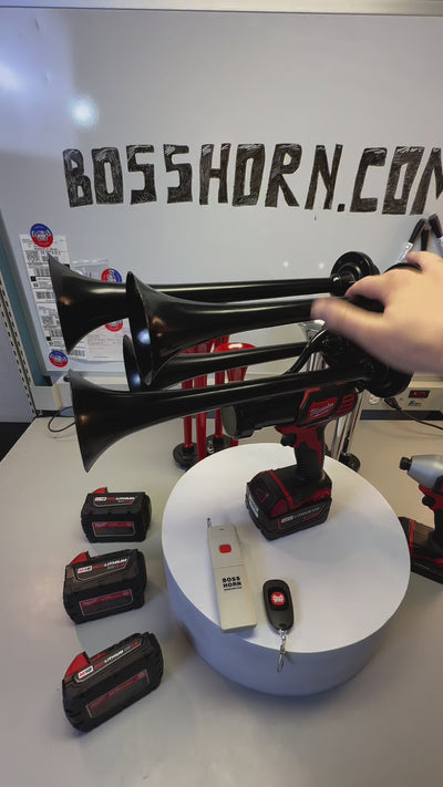 Extreme Series Train Horn for Milwaukee® 18v Battery — review and sound demo