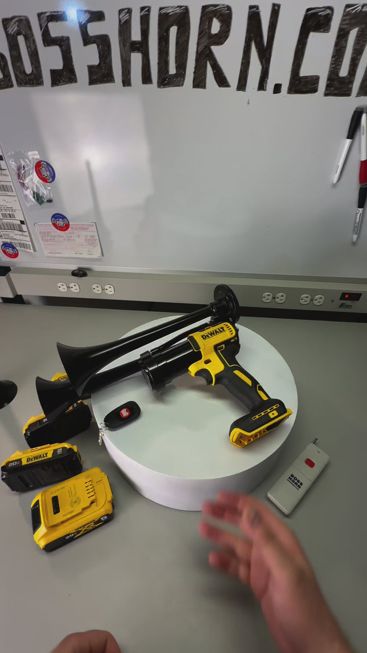 Dual Train Horn for DeWalt® 20v Battery