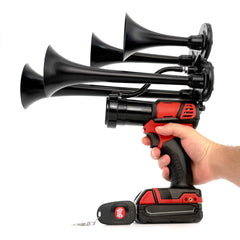 Quad Train Horn for Milwaukee® 18v Battery - BossHorn
