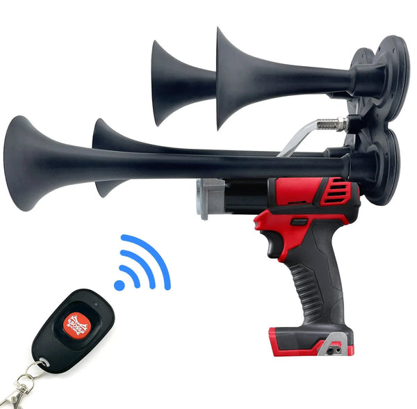 Quad Train Horn for Milwaukee® 18v Battery - BossHorn