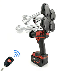 Quad Train Horn for Milwaukee® 18v Battery - BossHorn