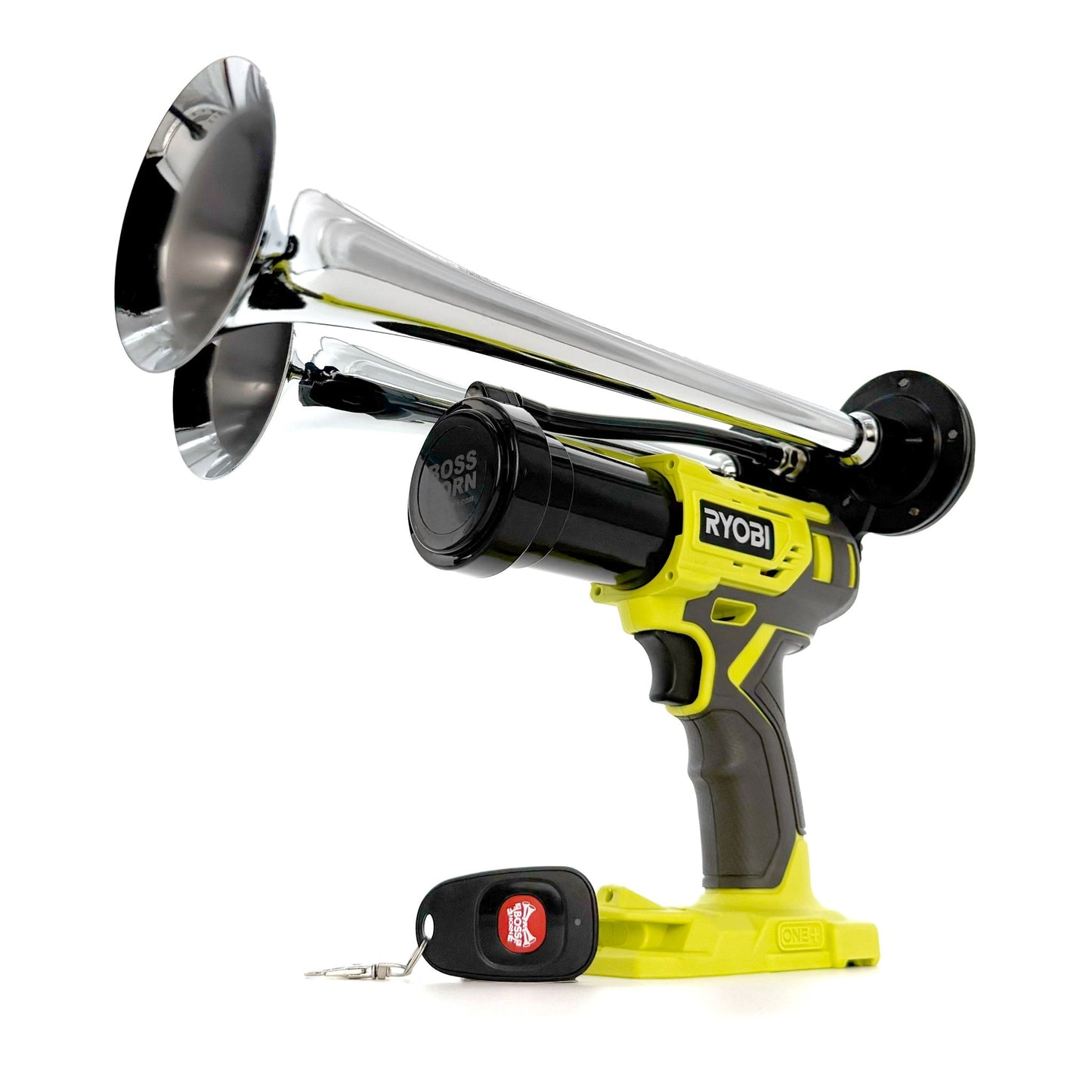 Ryobi Train Horn Gun - Dual Drill Horn - BossHorn