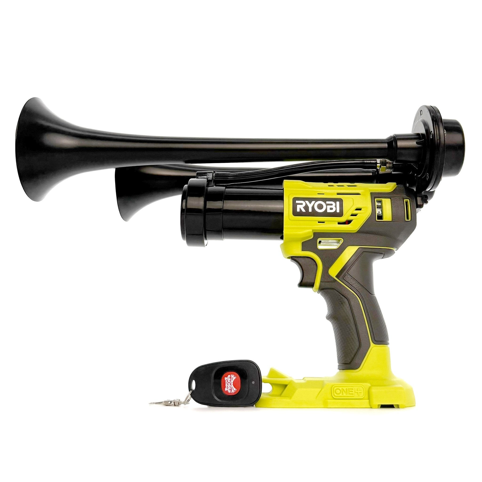 Ryobi Train Horn Gun with Dual Trumpets