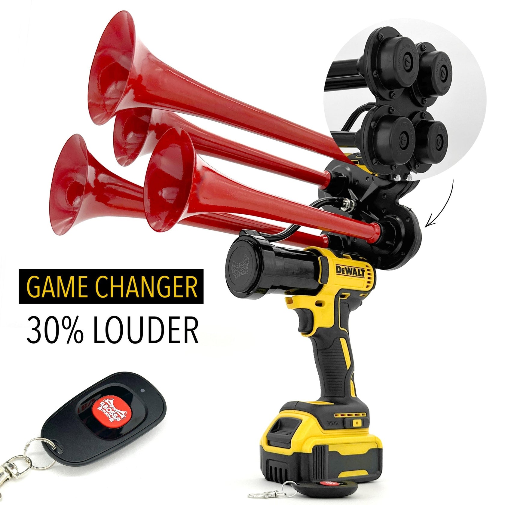 DeWalt Premium Horn Gun with Remote Control