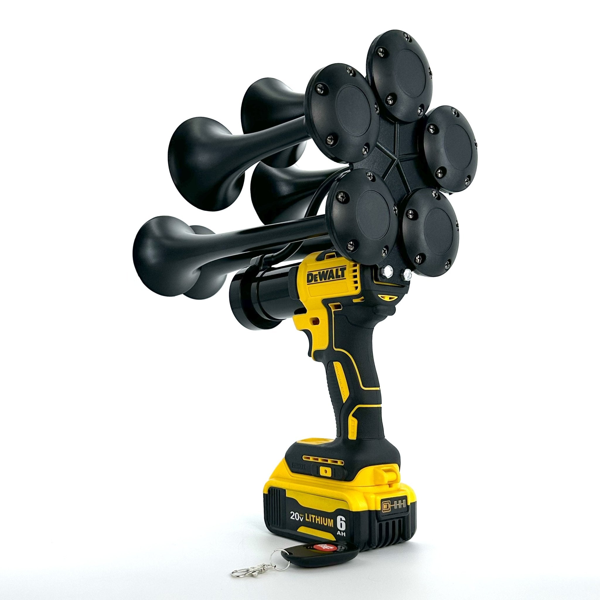 DeWalt Air Horn with 5 Trumpets and Remote Control