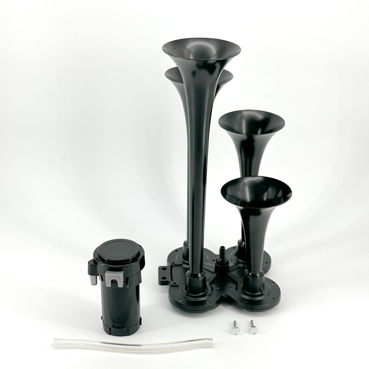DIY Impact Train Horn Kit with 4 Trumpets - up to 150db - BossHorn