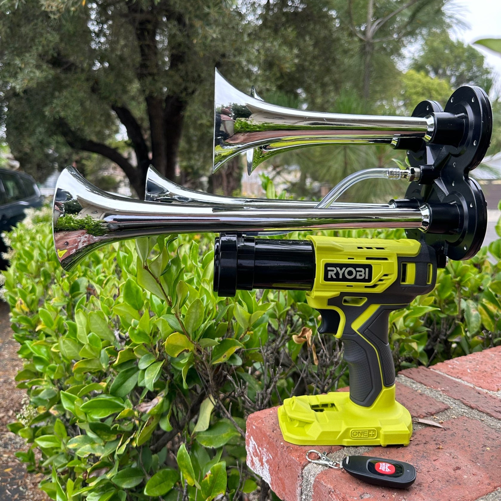 Powerful Ryobi Train Horn Gun Quad Air Horn Bosshorn BossHorn